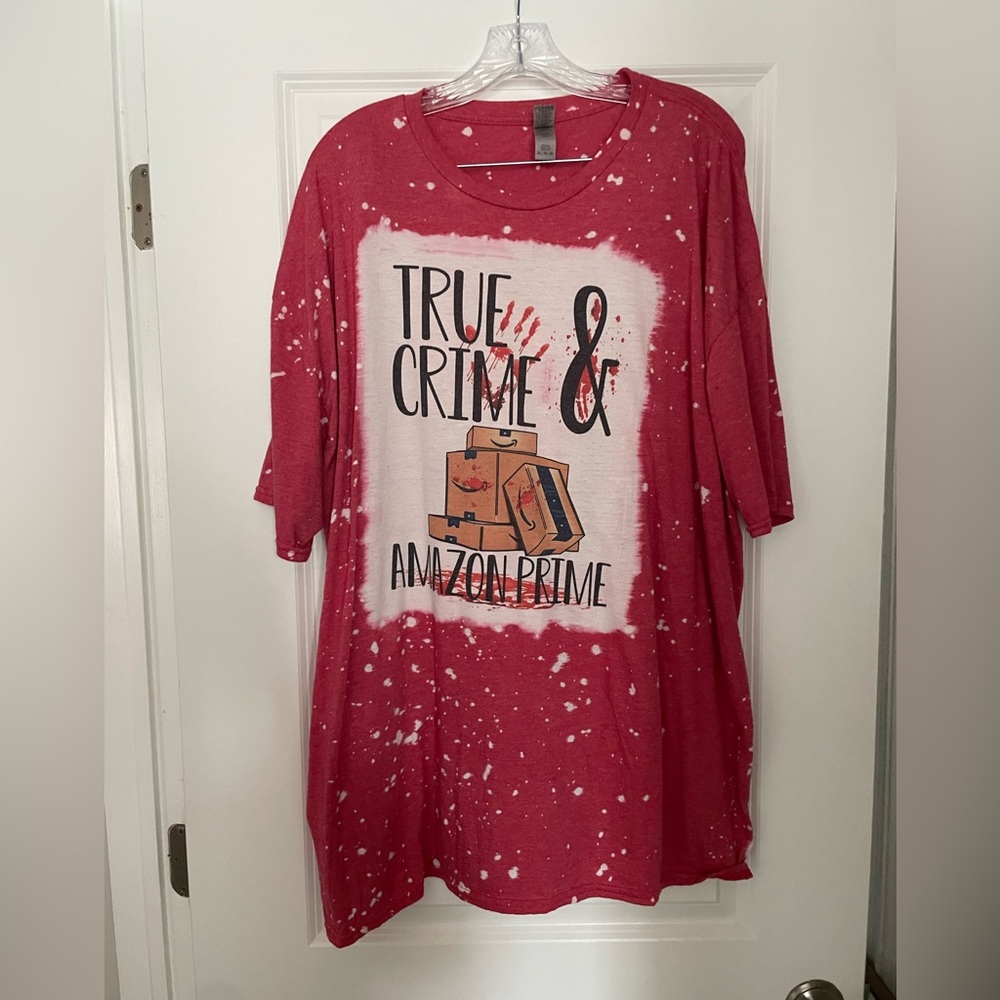 True Crime & Amazon Prime Red Women's Top